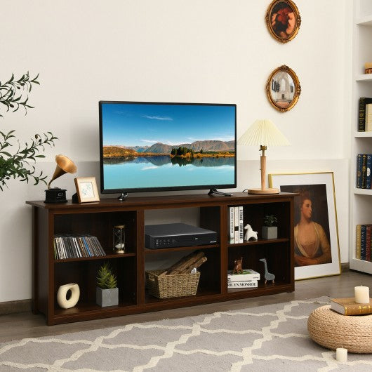 2-Tier TV Stand with 6 Compartments