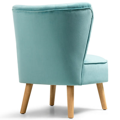 Armless Modern Velvet Leisure Chair