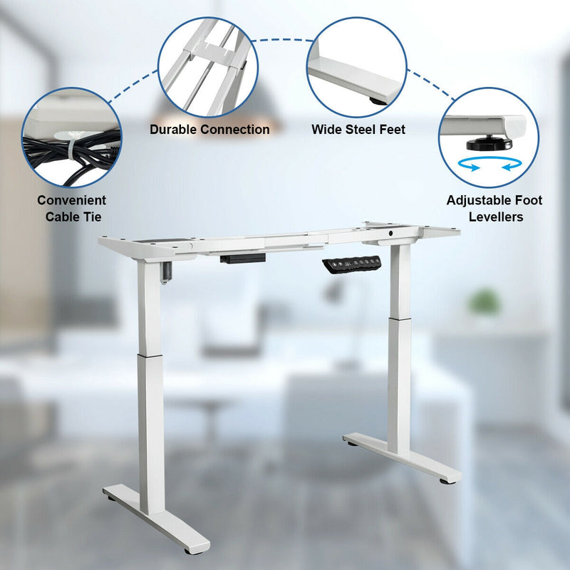 Adjustable Electric Stand Up Desk Frame