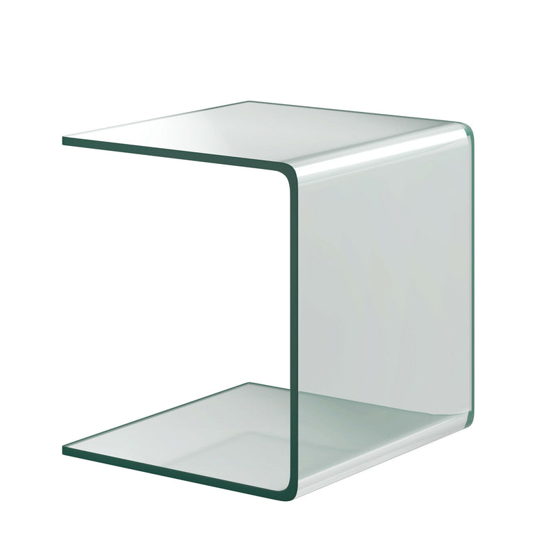 Bending Tempered Glass Sofa Side End Table