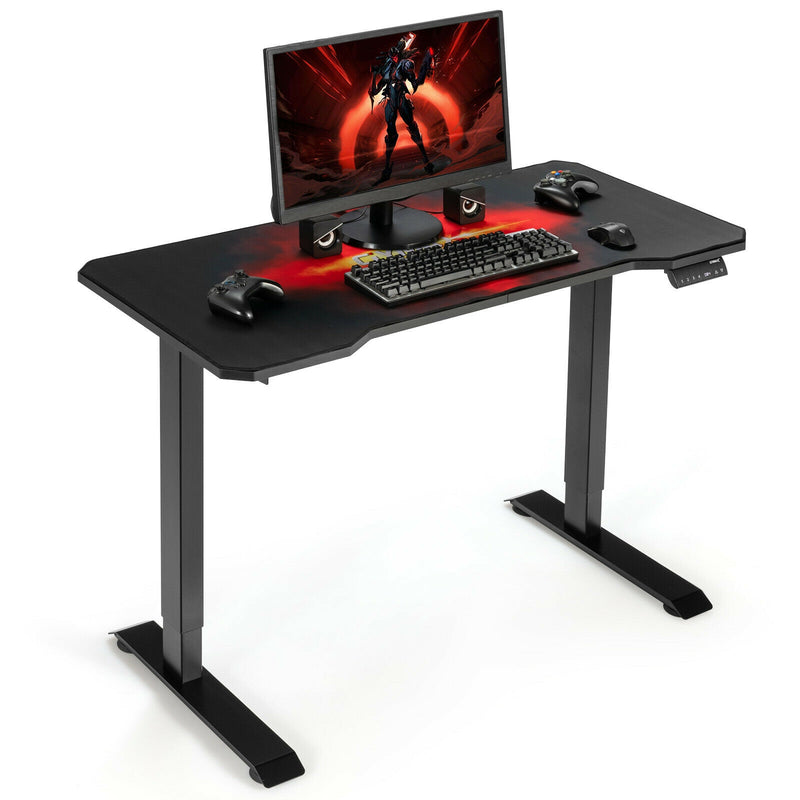 Electric Standing Gaming Desk with Height Adjustable Splice Board