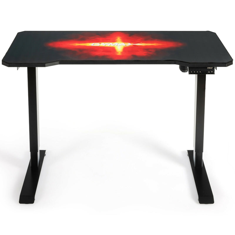 Electric Standing Gaming Desk with Height Adjustable Splice Board