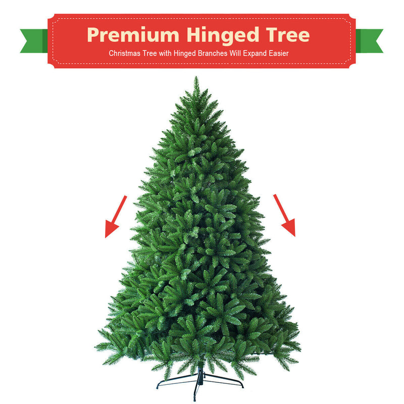 5 Feet Artificial Christmas Fir Tree with 600 Branch Tips