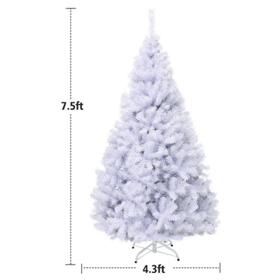 6' / 7.5' / 9' Hinged Artificial Christmas Tree with Metal Stand