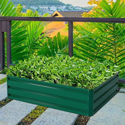 47.5'' x 35.5'' Patio Raised Garden Bed Vegetable Flower Planter