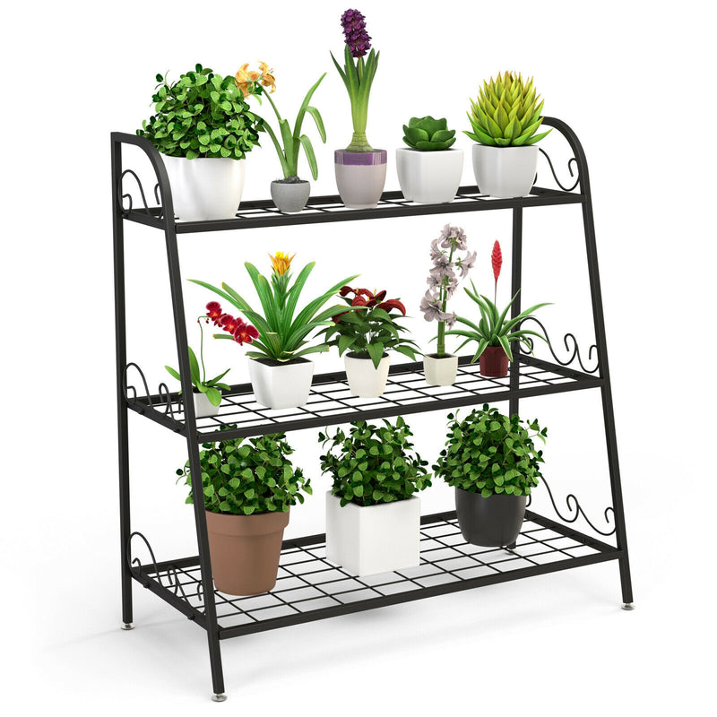 3-Tier Metal Plant Stand and Display Rack