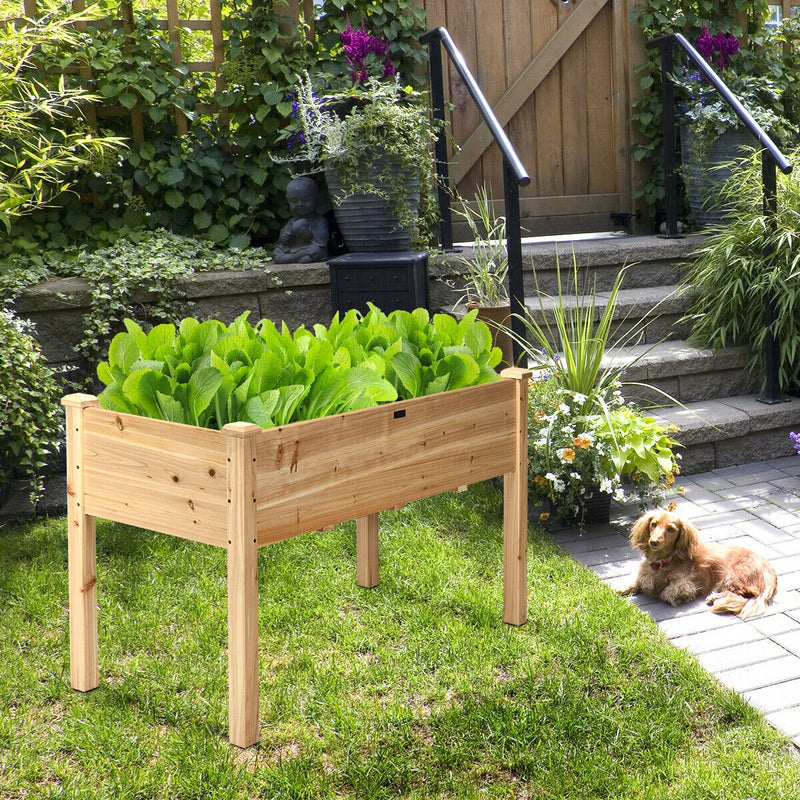 Wooden Raised Vegetable Garden Bed