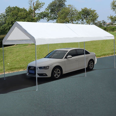 10 x 20 Feet Steel Frame Portable Car Canopy Shelter