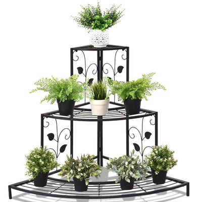 3-Tier Shelf Flower Plant Display Stand Rack