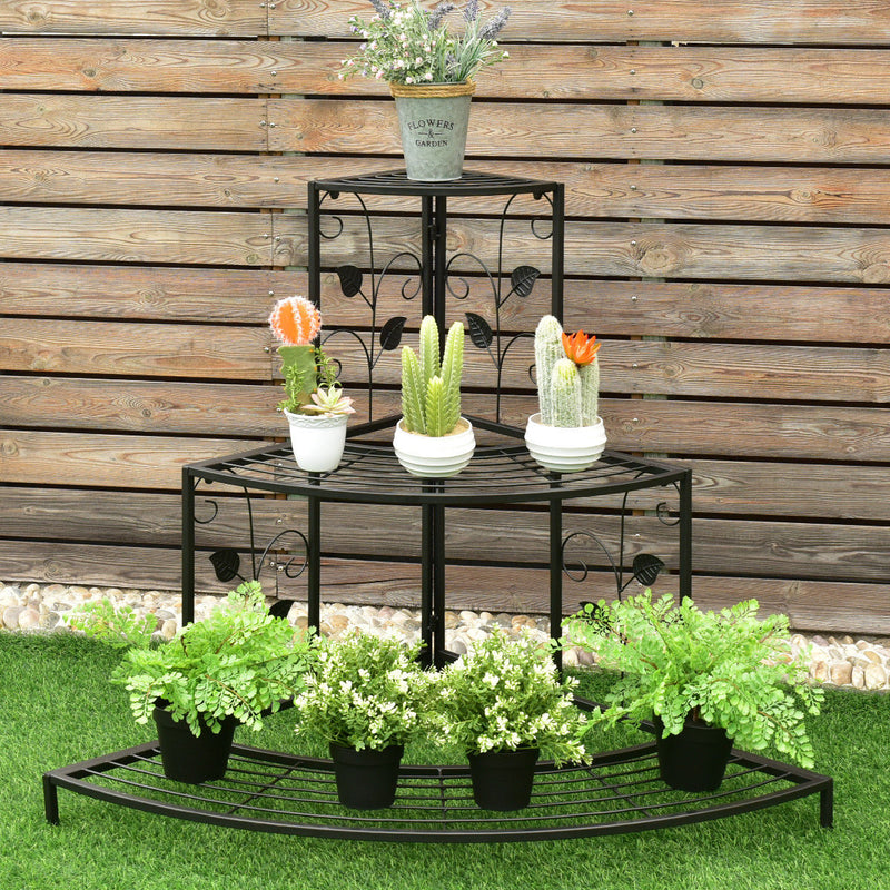 3-Tier Shelf Flower Plant Display Stand Rack