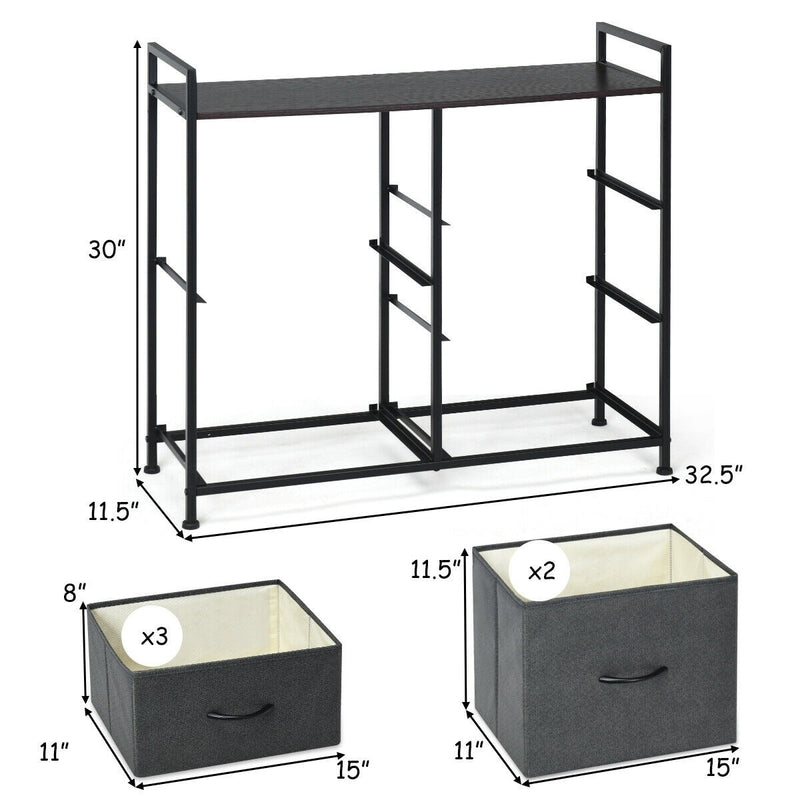 5 Dorm Room Unit Side Drawers Storage