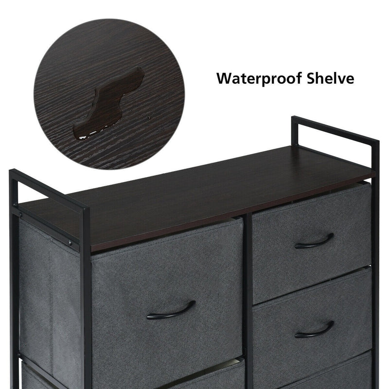 5 Dorm Room Unit Side Drawers Storage