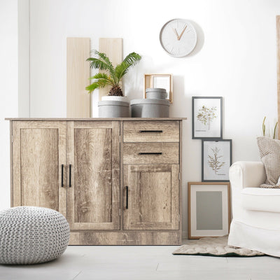 Buffet Kitchen Storage Cabinet with 2 Drawers