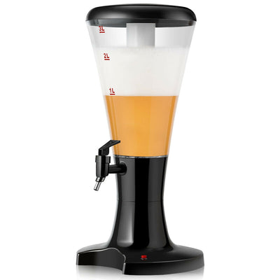 3L Draft Beer Tower Dispenser with LED Lights