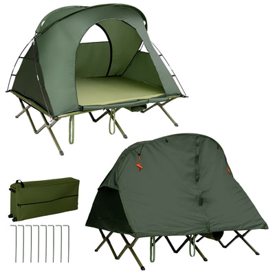 2-Person Outdoor Camping Tent with External Cover