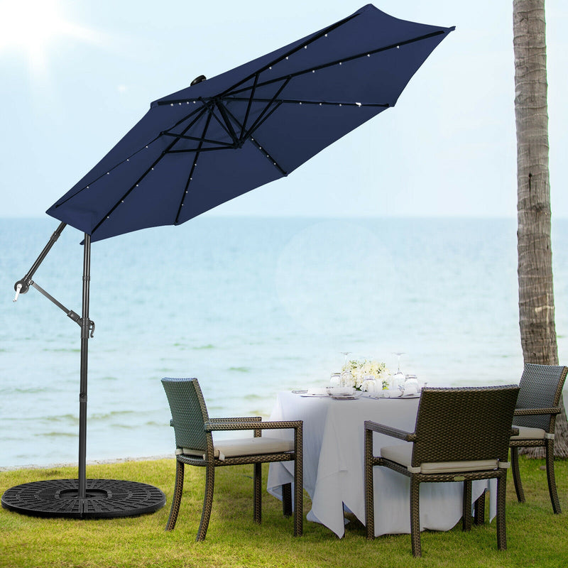 10 Feet Patio Cantilever Umbrella with Tilting System