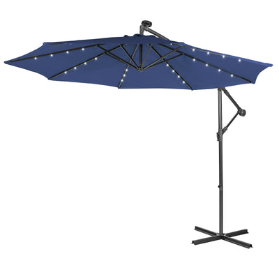 10 Feet Patio Cantilever Umbrella with Tilting System