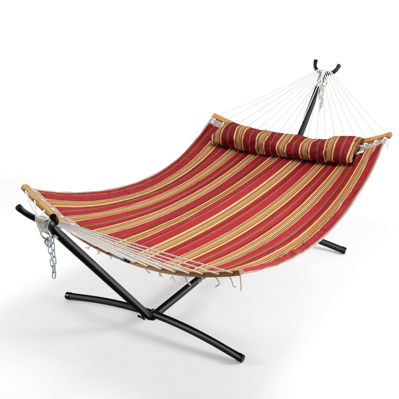 Outdoor Hammock with Detachable Pillow