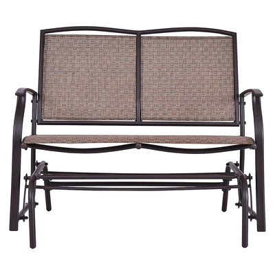 Iron Patio Rocking Chair for Outdoor Backyard and Lawn