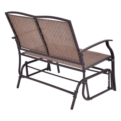 Iron Patio Rocking Chair for Outdoor Backyard and Lawn