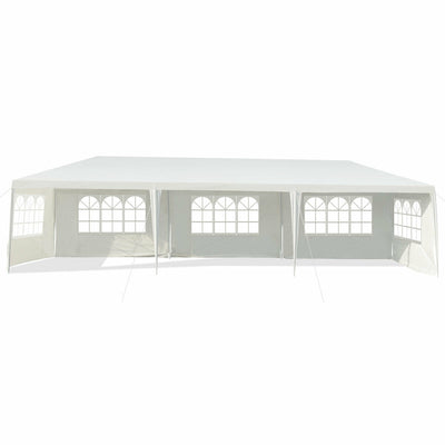 10' x 30' Gazebo Canopy with 5 Removable Sidewalls