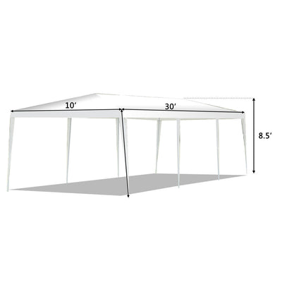 10' x 30' Outdoor Canopy Tent with Side Walls