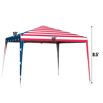 Outdoor 10'x 10' Pop-up Canopy Tent Gazebo Canopy