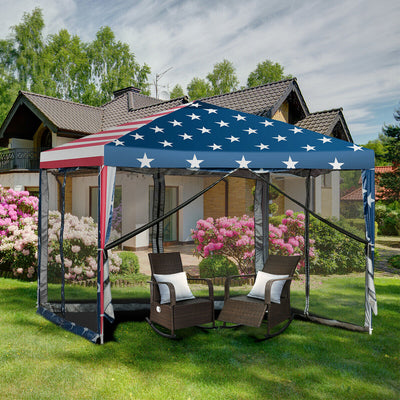 Outdoor 10'x 10' Pop-up Canopy Tent Gazebo Canopy