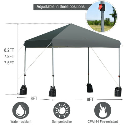 8’ x 8' Outdoor Foldable Canopy with a Roller Bag