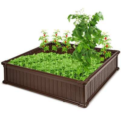 48'' Raised Garden Bed Planter for Flower Vegetables Patio