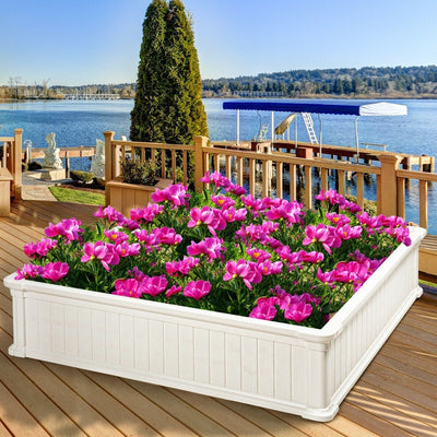 48" Raised Garden Bed Planter for Flower Vegetables Patio