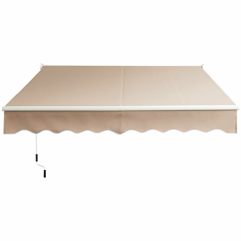 8 x 6.5 FT Retractable Aluminum Patio Sun Awning