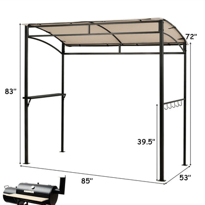 7' x 4.5' Grill Gazebo Outdoor Patio Garden BBQ Canopy Shelter