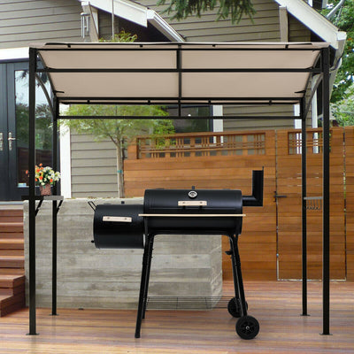 7 x 4.5 Feet Grill Gazebo Outdoor Patio Garden BBQ Canopy Shelter