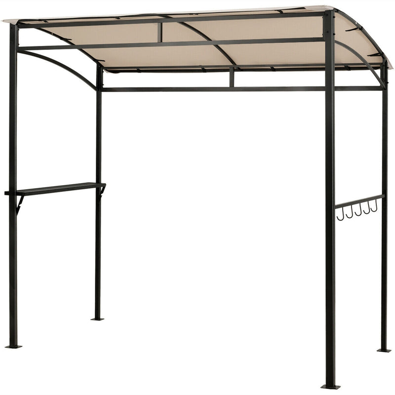 7 x 4.5 Feet Grill Gazebo Outdoor Patio Garden BBQ Canopy Shelter