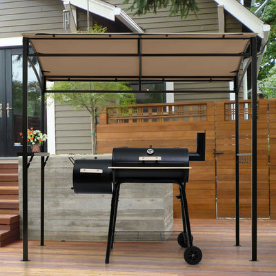 7 x 4.5 Feet Grill Gazebo Outdoor Patio Garden BBQ Canopy Shelter