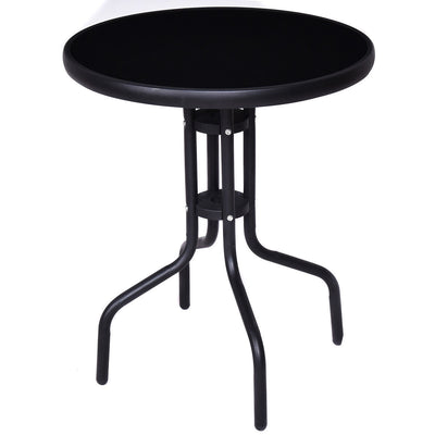 3 Pcs Outdoor Folding Bistro Table Chairs Set