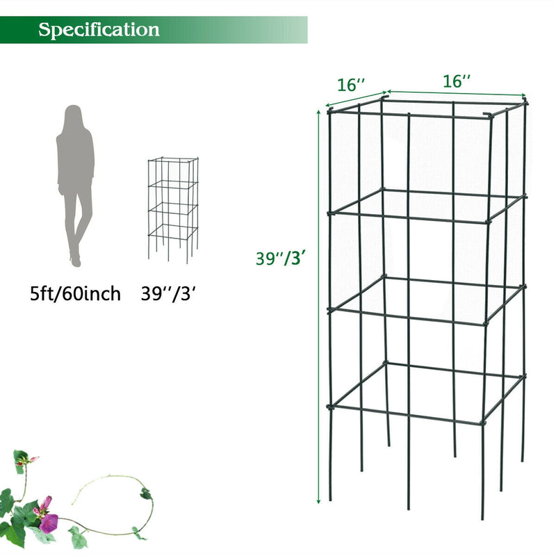 4 Pack Garden Trellis for Climbing Plants