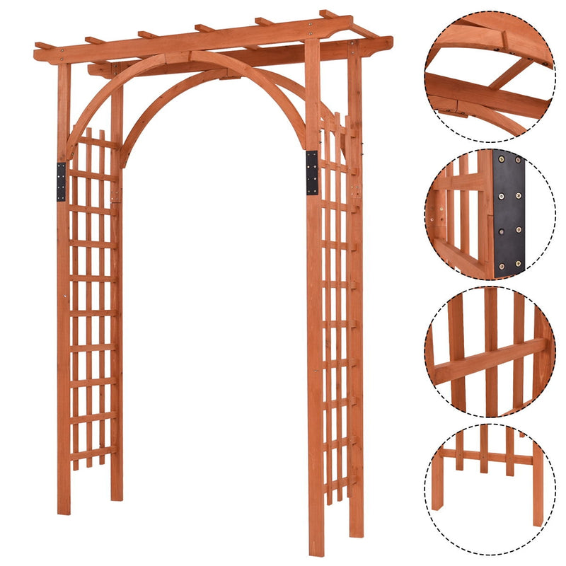 Garden Archway Arch Lattice Trellis Pergola