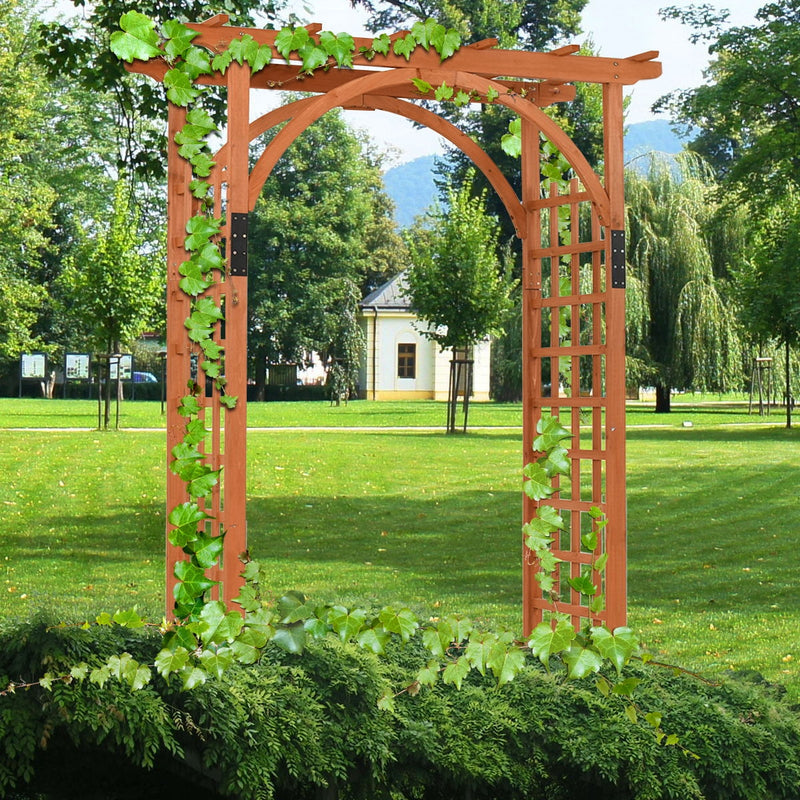 Garden Archway Arch Lattice Trellis Pergola