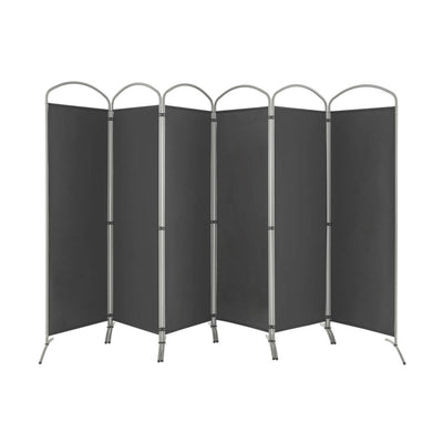 6 Feet 6-Panels Freestanding Folding Privacy Screen