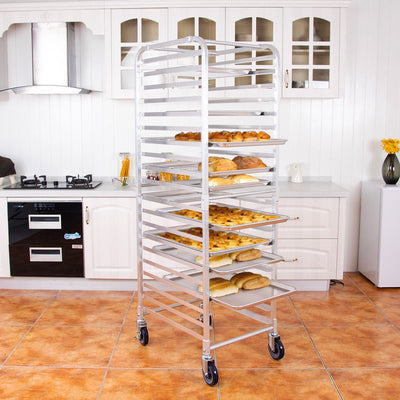 26'' x 20'' x 70'' 20 Sheet Aluminum Pan Rolling Bakery Rack