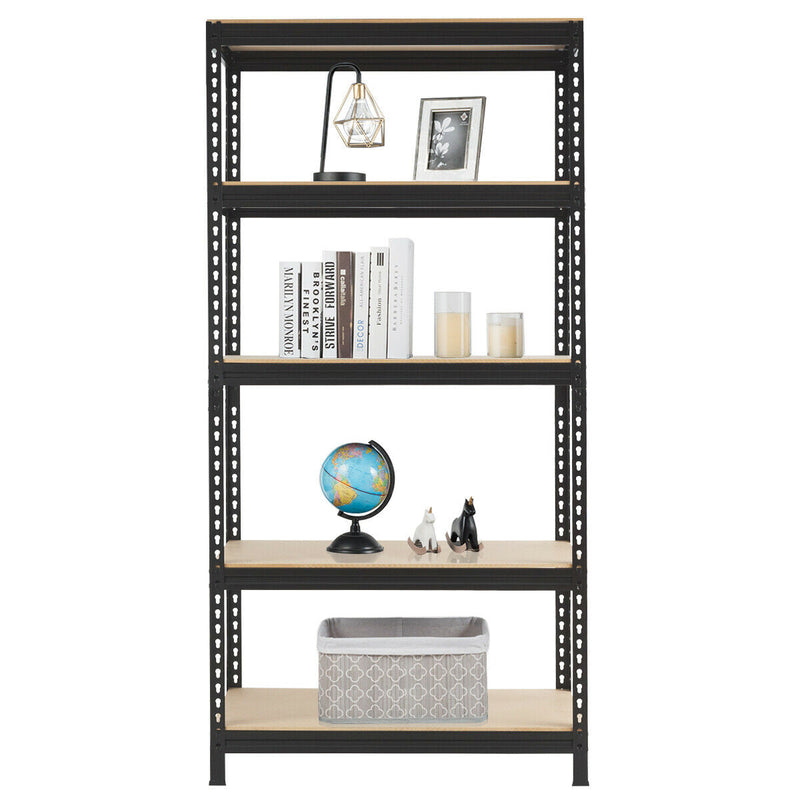 5-tier Metal Industrial Shelf Adjustable Storage Rack with height 73"