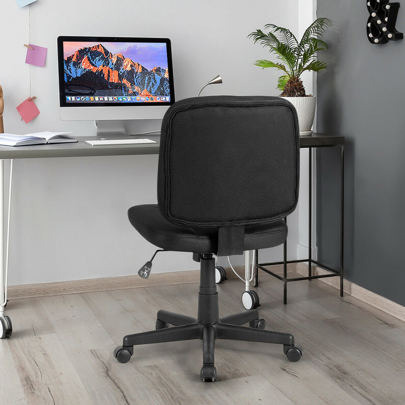 360° Rotation Low-Back Mesh Office Chair with Adjustable Height