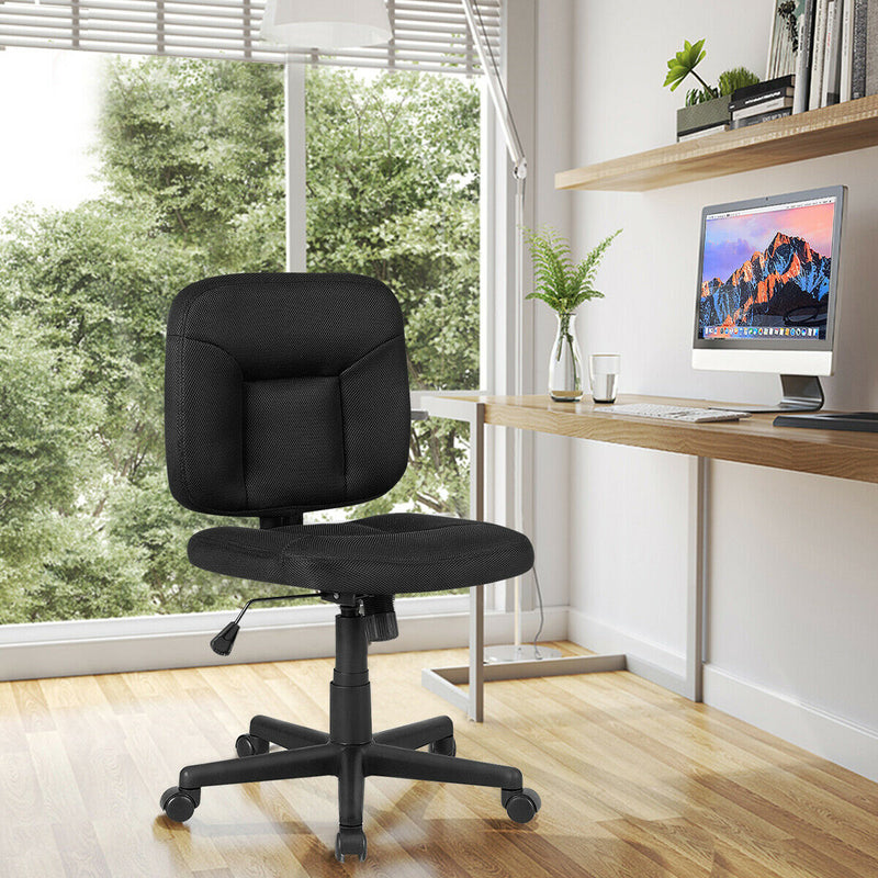 360° Rotation Low-Back Mesh Office Chair with Adjustable Height