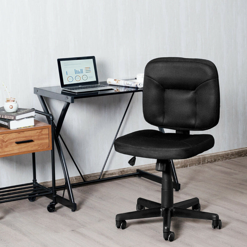 360° Rotation Low-Back Mesh Office Chair with Adjustable Height