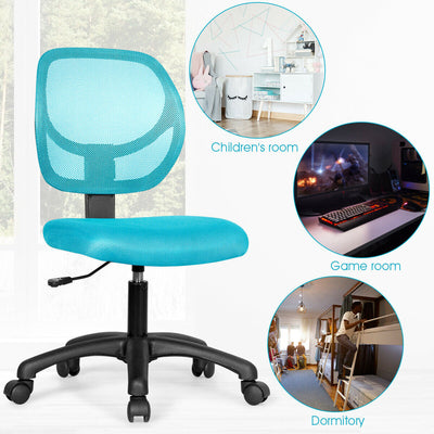 Low-back Computer Task Office Desk Chair with Swivel Casters