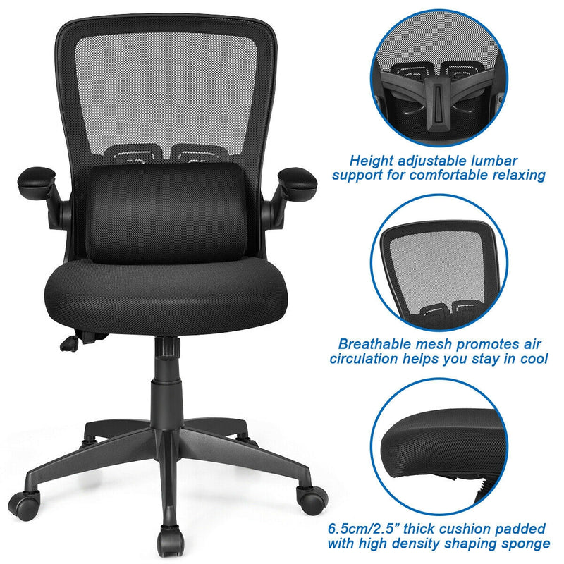 Ergonomic Desk Chair with Flip up Armrest