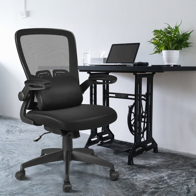 Ergonomic Desk Chair with Flip up Armrest