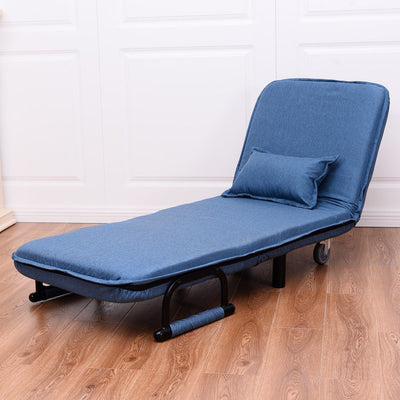 26.5 Inch Convertible Folding Leisure Recliner Sofa Bed